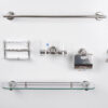 stainless steel bathroom accessories set