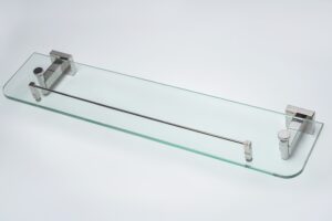 kệ kính cường lực chân vuông